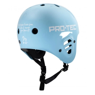 Casco Pro-Tec Full Cut Sky Brown Blue
