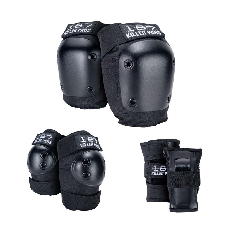 Protecciones 187 KILLER PADS Six Pack Junior Black