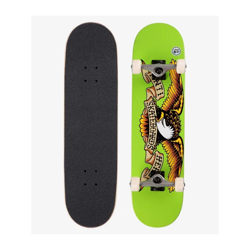 Skate completo Anti Hero Classic Eagle 8" Tabla-completa (green)