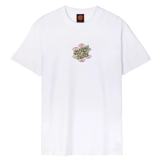 Camiseta Santa Cruz: Salba Eyes Dot T-Shirt (White)