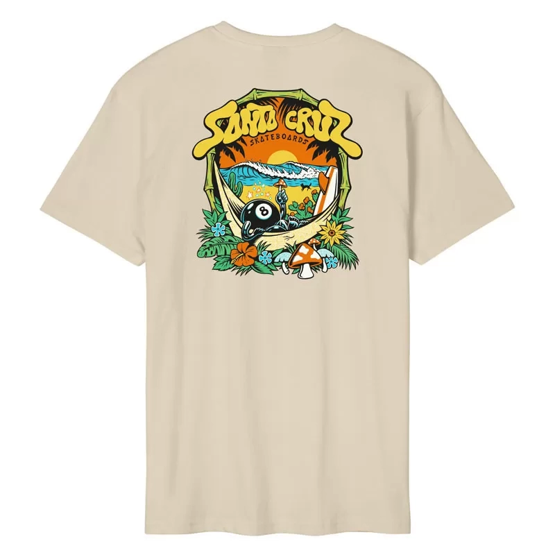 Camiseta Santa Cruz: Winkowski 8Baller Trip T-Shirt (Blnd Wood)