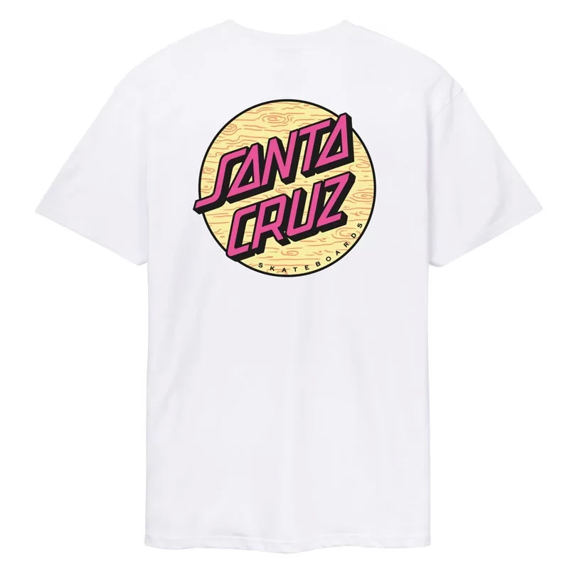 Camiseta Santa Cruz: Wagon Dot Chest T-Shirt (White)