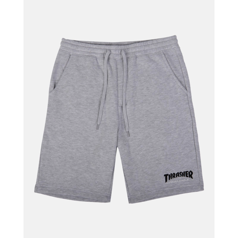 Calzonas Thrasher Magazine Mag Logo gris