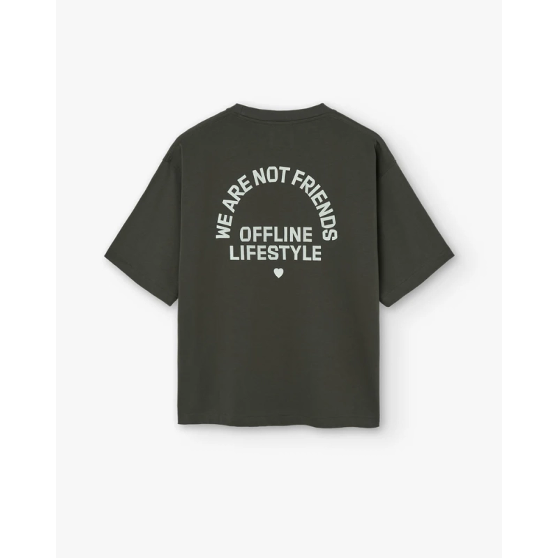 Camiseta We Are Not Friends Boxy Offline