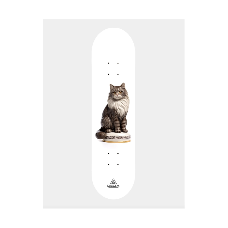 Tabla delta Grandma Cat Grey 8.125"