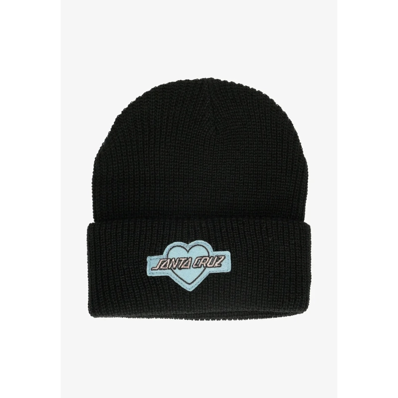 Gorro santa cruz heart stripe black