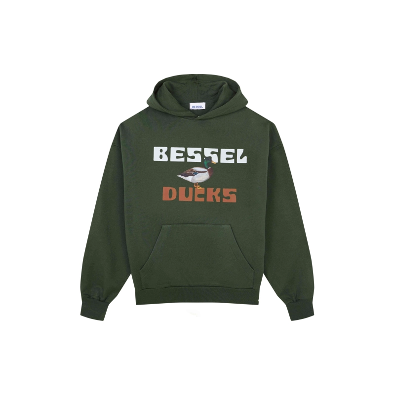 sudadera bessel green duck
