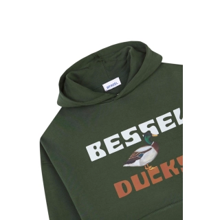 sudadera bessel green duck