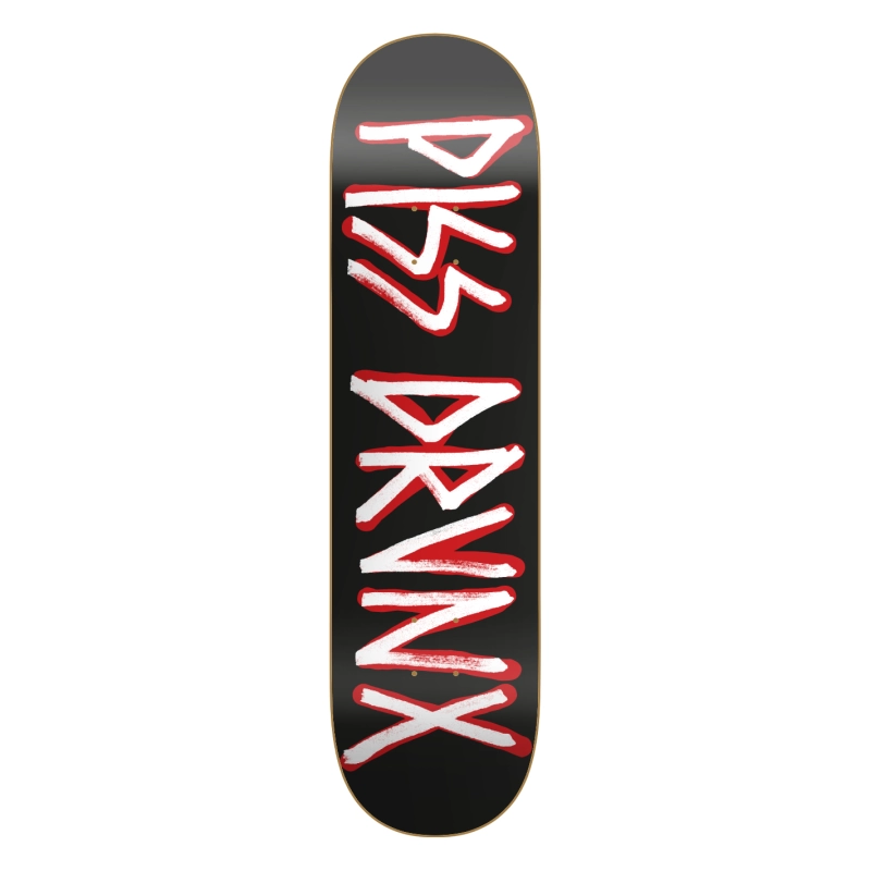 Tabla PISSDRUNX Paint Logo Black - 8.25 x 31.625