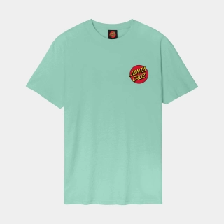 Camiseta Santa cruz Classic dot chest menta