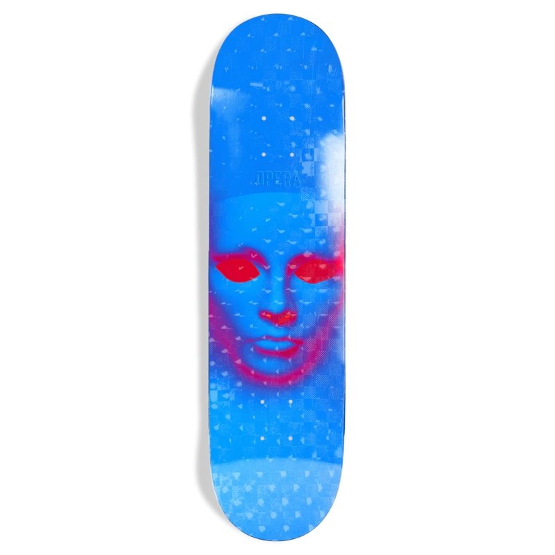 Tabla de skate Opera Face Ex7 - Blue Holographic