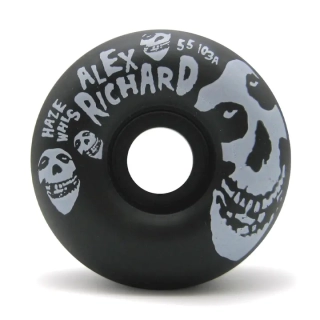 Ruedas negras para skateboard ALEX RICHARD - Juego de 4 unidades
