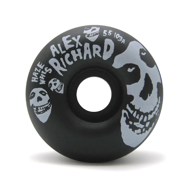 Ruedas negras para skateboard ALEX RICHARD - Juego de 4 unidades