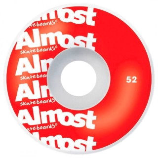 Skate Completo Almost Side Stripe White - 7.75" - Color : Blanco- Anchura : 7.75"