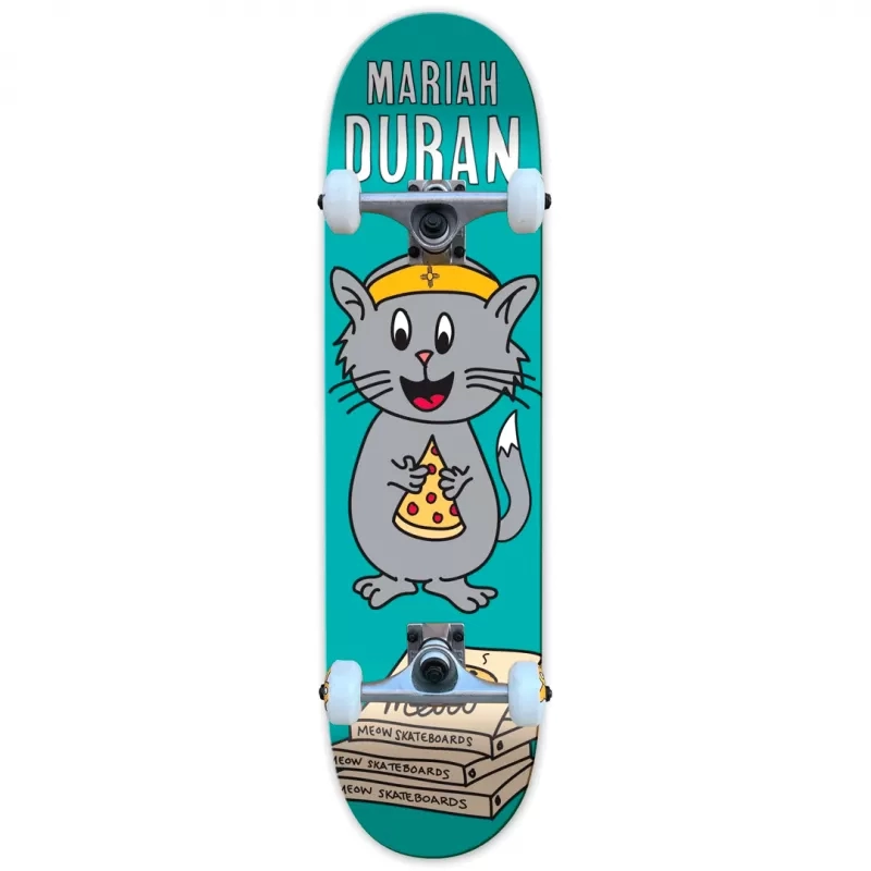 Skate Completo Meow Mariah Duran Whiskers - 8.0" - Color : Turquesa- Anchura : 8.0"