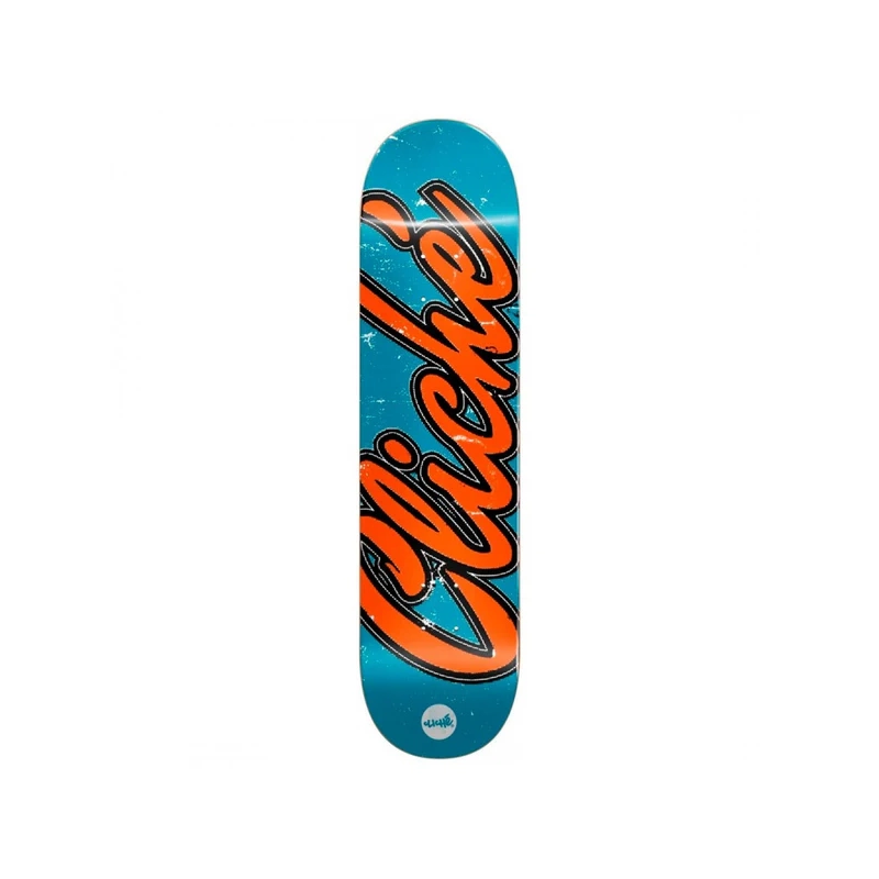 Tabla Skate Cliché Old Logo 8.0" Blue Orange