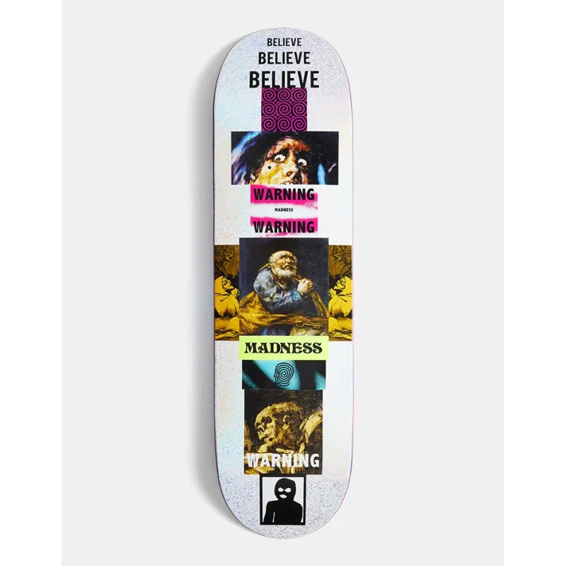 Tabla Madness Skateboards Believe R7 Holográfica de 8.5"