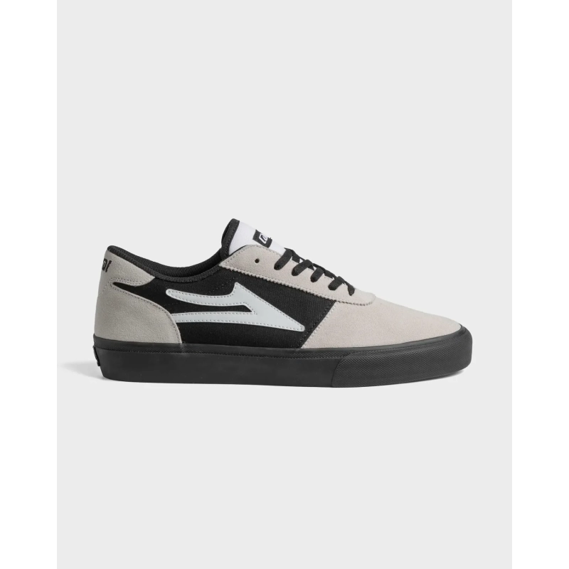 Lakai Manchester White Suede Black Black