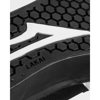 Lakai Manchester White Suede Black Black