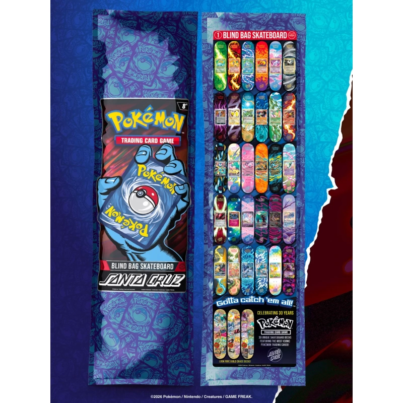 Santa Cruz x Pokemon TCG Blind Bag Deck