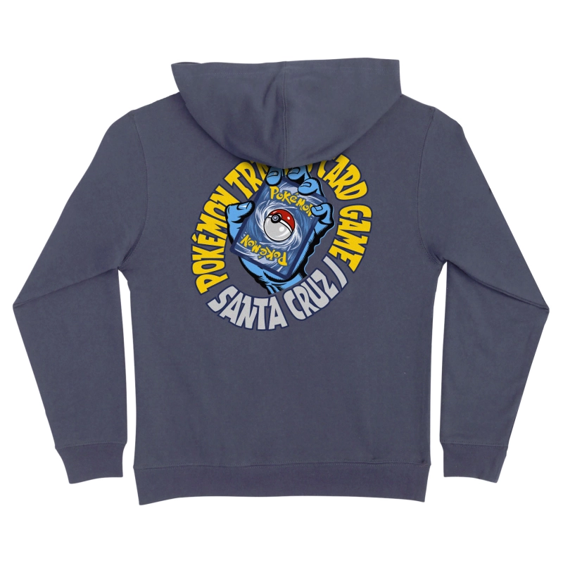 Santa Cruz x Pokémon TCG Hand Sudadera talla pequeña XL