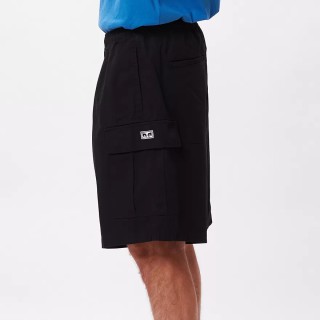 Pantalón Corto Obey Easy Ripstop Cargo Black